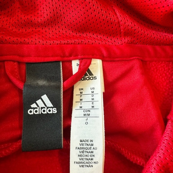 EUC Men's Adidas FC Dallas Red Hoodie Size Medium M - Picture 4 of 5